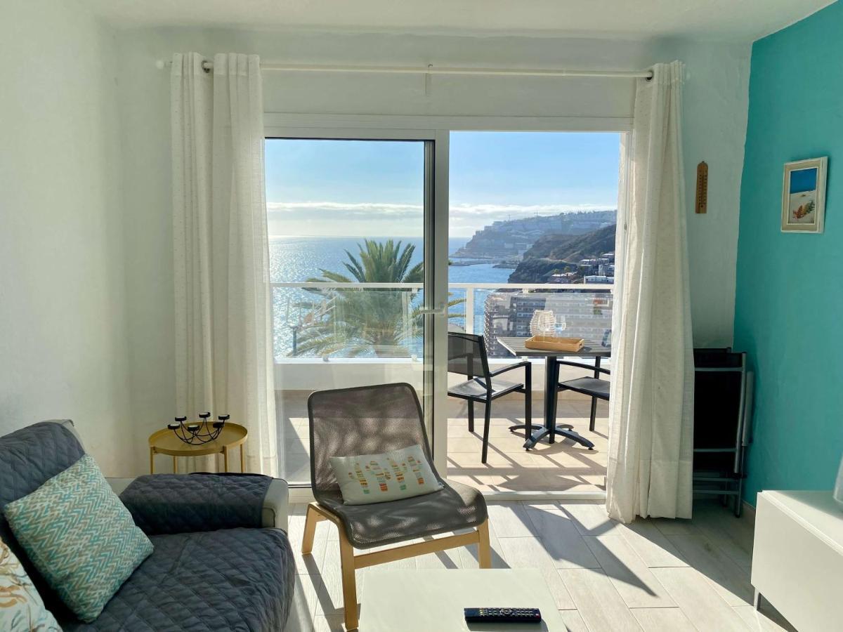 Casa Aita - Refurbished Apartment With Unparalleled Sea View Mogan Exterior photo